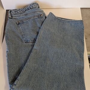 Abercrombie & Fitch Light Blue Wide Leg Jeans